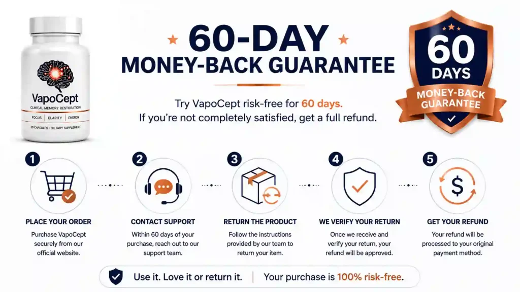 VapoCept 60-Day Money-Back Guarantee